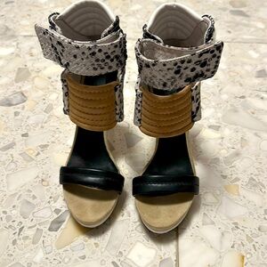 Stunning Black & White Heels – Classic Elegance with a Bold Twist